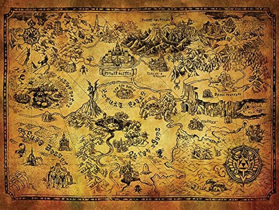 Read more about the article A Map Of The Legend Of Zelda