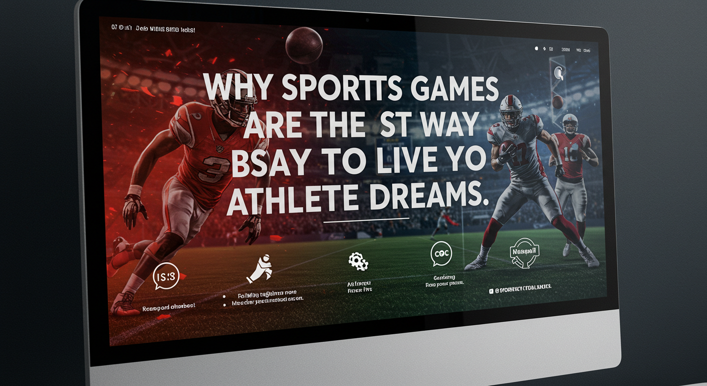 Why Sports Games Are the Best Way to Live Your Athlete Dreams
