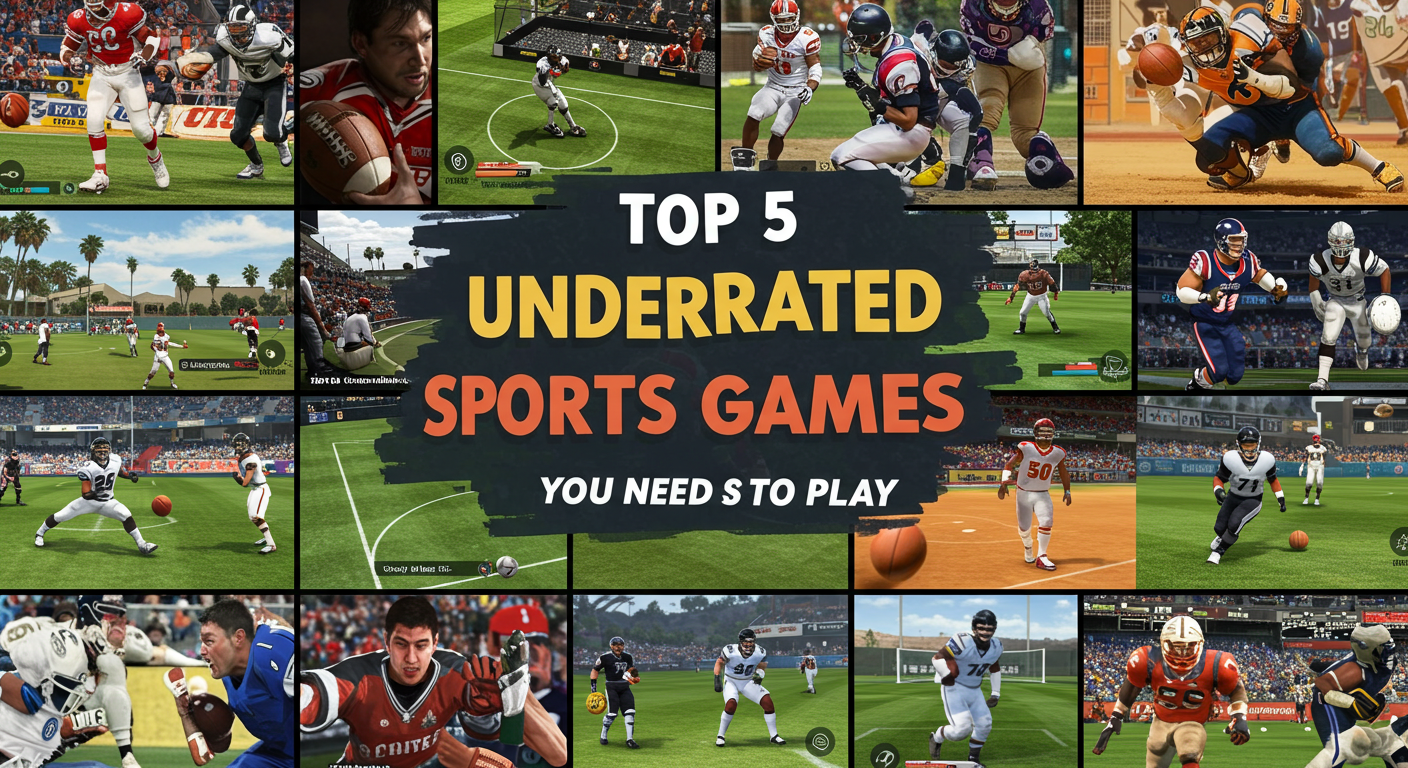 Top 5 Underrated Sports Games You Need to Play in 2025