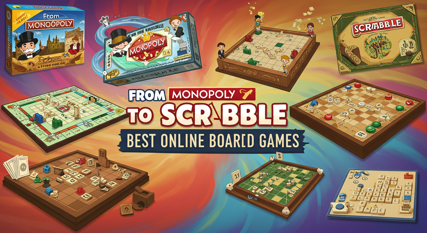 From Monopoly to Scrabble: Best Online Board Games