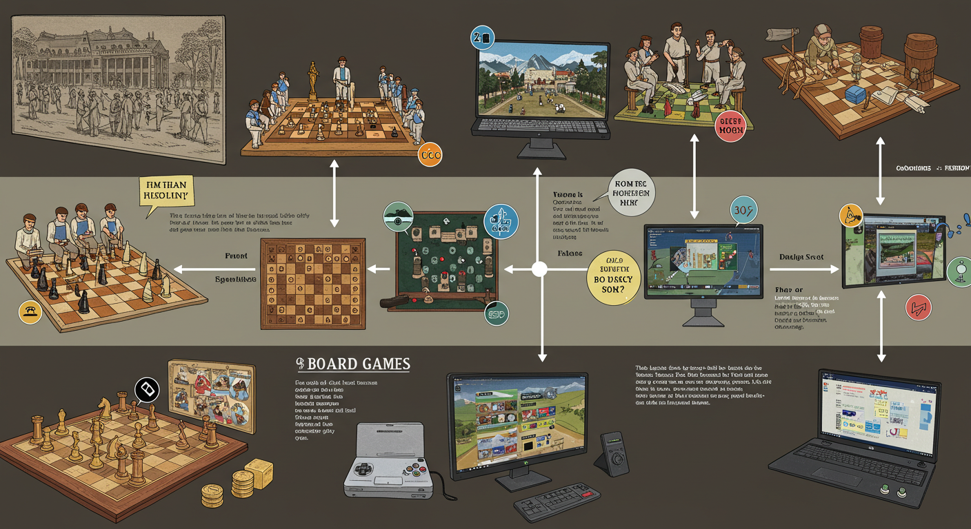 From Tabletop to Screen: The Evolution of Board Games